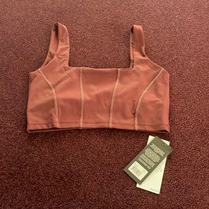 Glyder maroon workout bra.